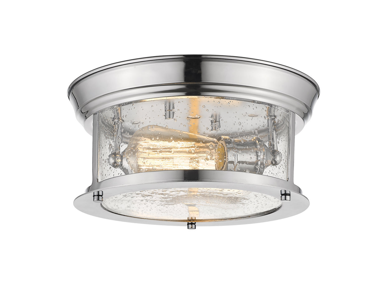 Plafonnier Sonna Chrome, Grené transparent, 11" – Z-Lite
