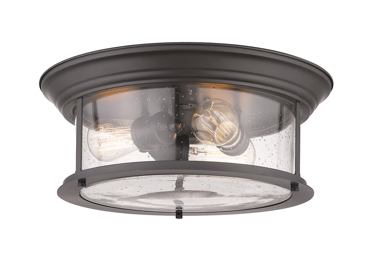 Plafonnier Sonna Bronze, Grené transparent, 15 1/2" – Z-Lite