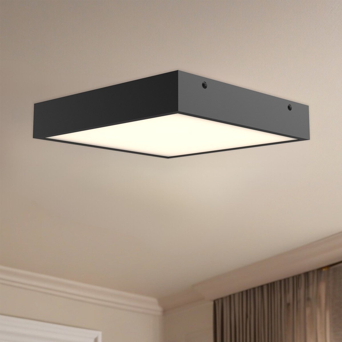 Plafonnier Sydney - Noir mat 11 1/8" by Alora Lighting | Luminaires & cie