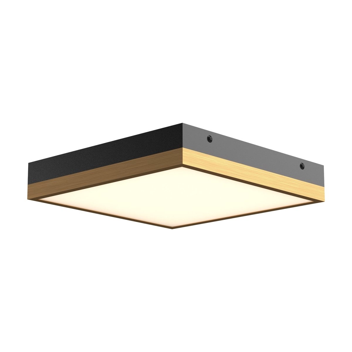 Plafonnier Sydney - Or âgé / noir mat 11 1/8" by Alora Lighting | Luminaires & cie