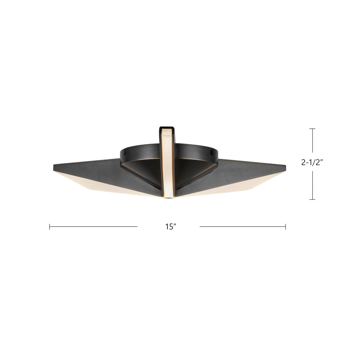Plafonnier Tachi Laiton vintage, 15" – vue 5