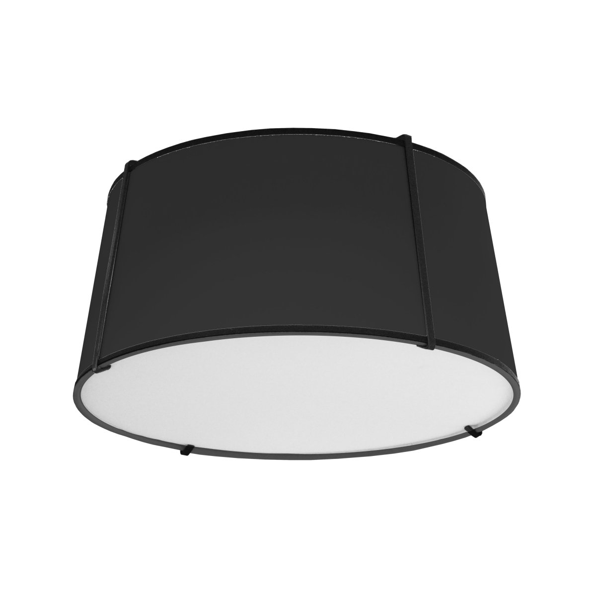 Plafonnier Trapezoid - Noir Noir 16" by Dainolite | Luminaires & cie