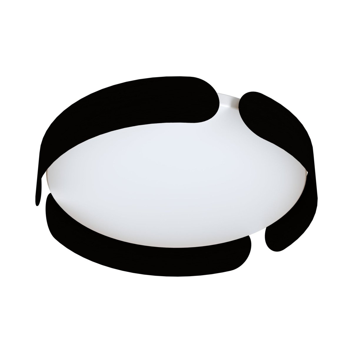 Plafonnier Valcasotto - Noir by Eglo | Luminaires & cie