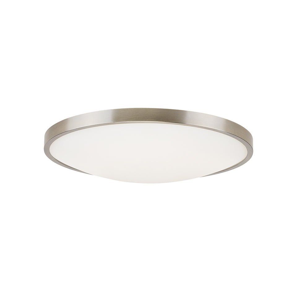Plafonnier Vance - Nickel satiné 13" 2700K (Blanc chaud) by Tech Lighting | Luminaires & cie