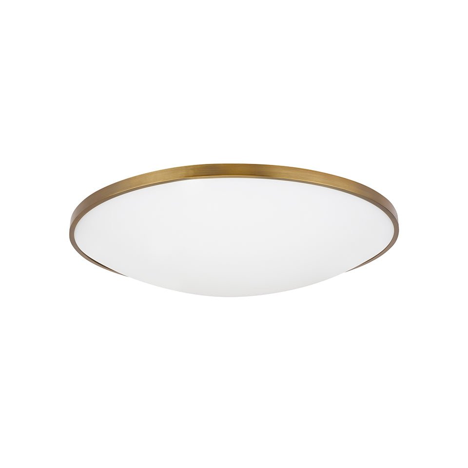 Plafonnier Vance - Nickel satiné 13" 3000K (Blanc doux) by Tech Lighting | Luminaires & cie