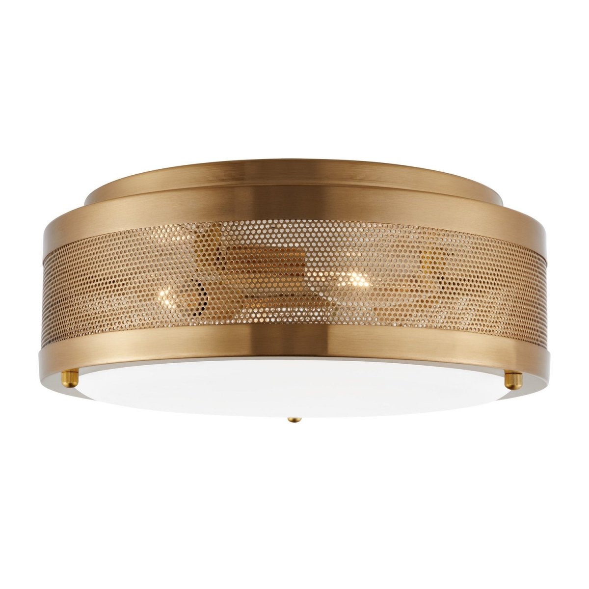 Plafonnier Vander - Laiton satiné by Visual Comfort Studio | Luminaires & cie