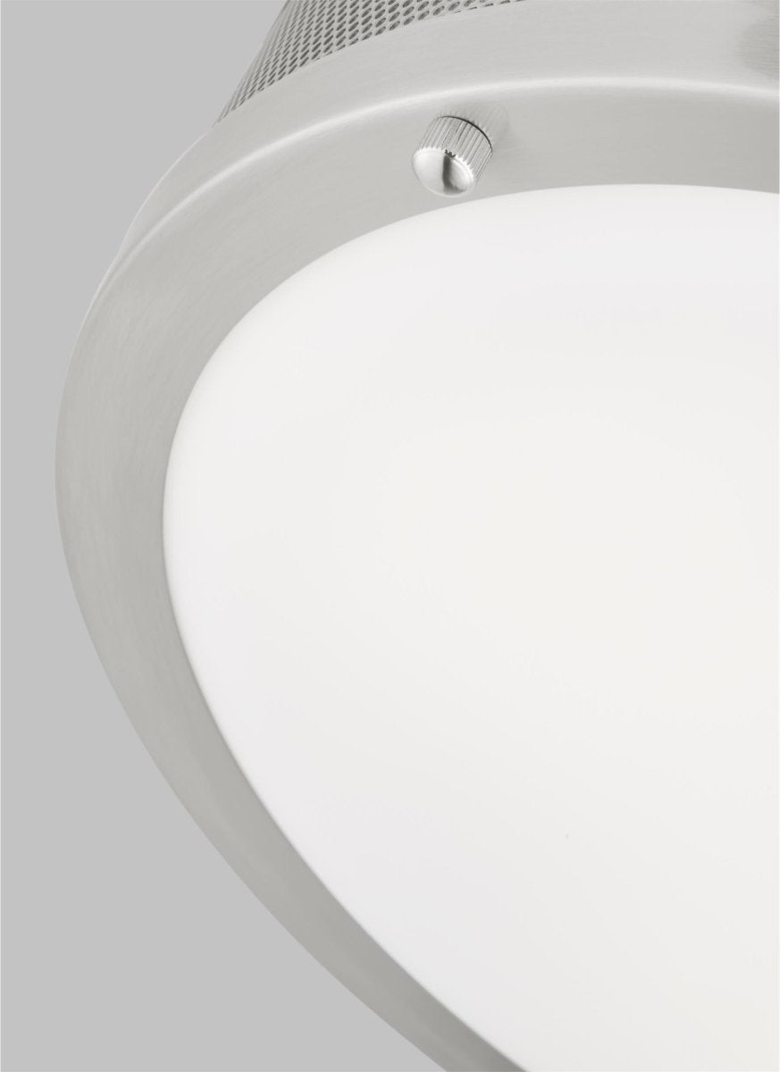 Plafonnier Vander - Nickel brossé Ampoules non - incluses by Visual Comfort Studio | Luminaires & cie