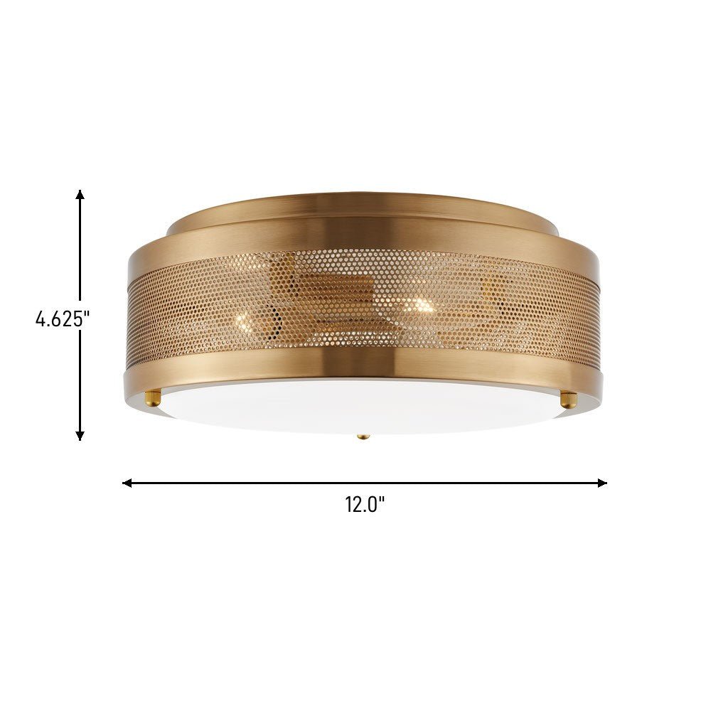 Plafonnier Vander - Nickel brossé by Visual Comfort Studio | Luminaires & cie