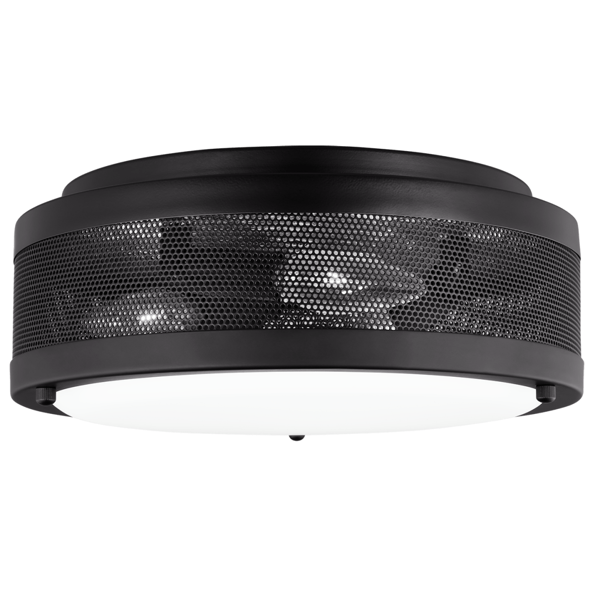 Plafonnier Vander - Noir de minuit Ampoules DEL incluses by Visual Comfort Studio | Luminaires & cie