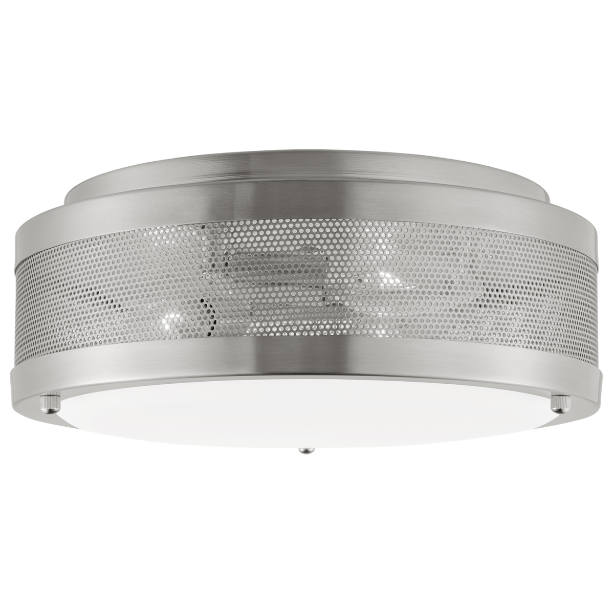 Plafonnier Vander - Nickel brossé Ampoules DEL incluses by Visual Comfort Studio | Luminaires & cie