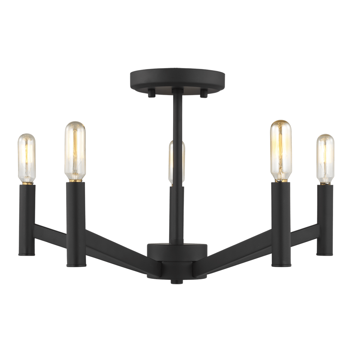 Plafonnier Vector - Noir de minuit Ampoules DEL incluses by Visual Comfort Studio | Luminaires & cie