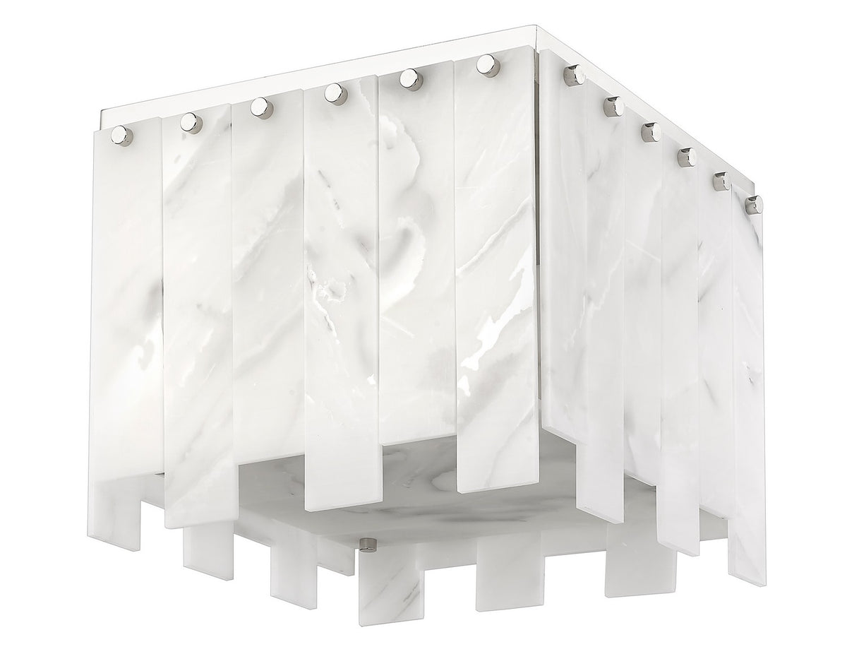 Plafonnier Viviana Nickel poli, 13 1/4" – vue 4