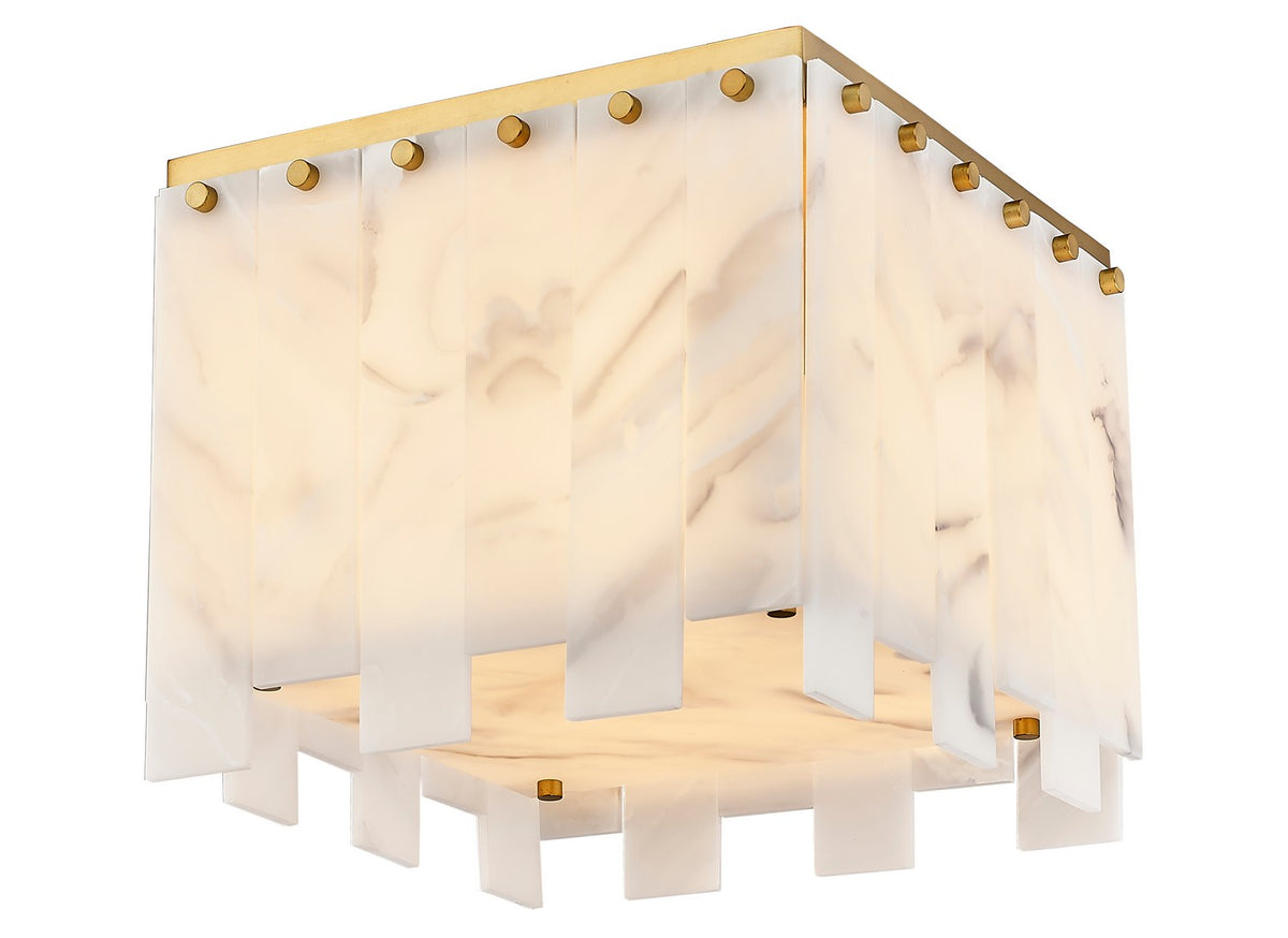 Plafonnier Viviana Laiton frotté, 13 1/4" – vue 2