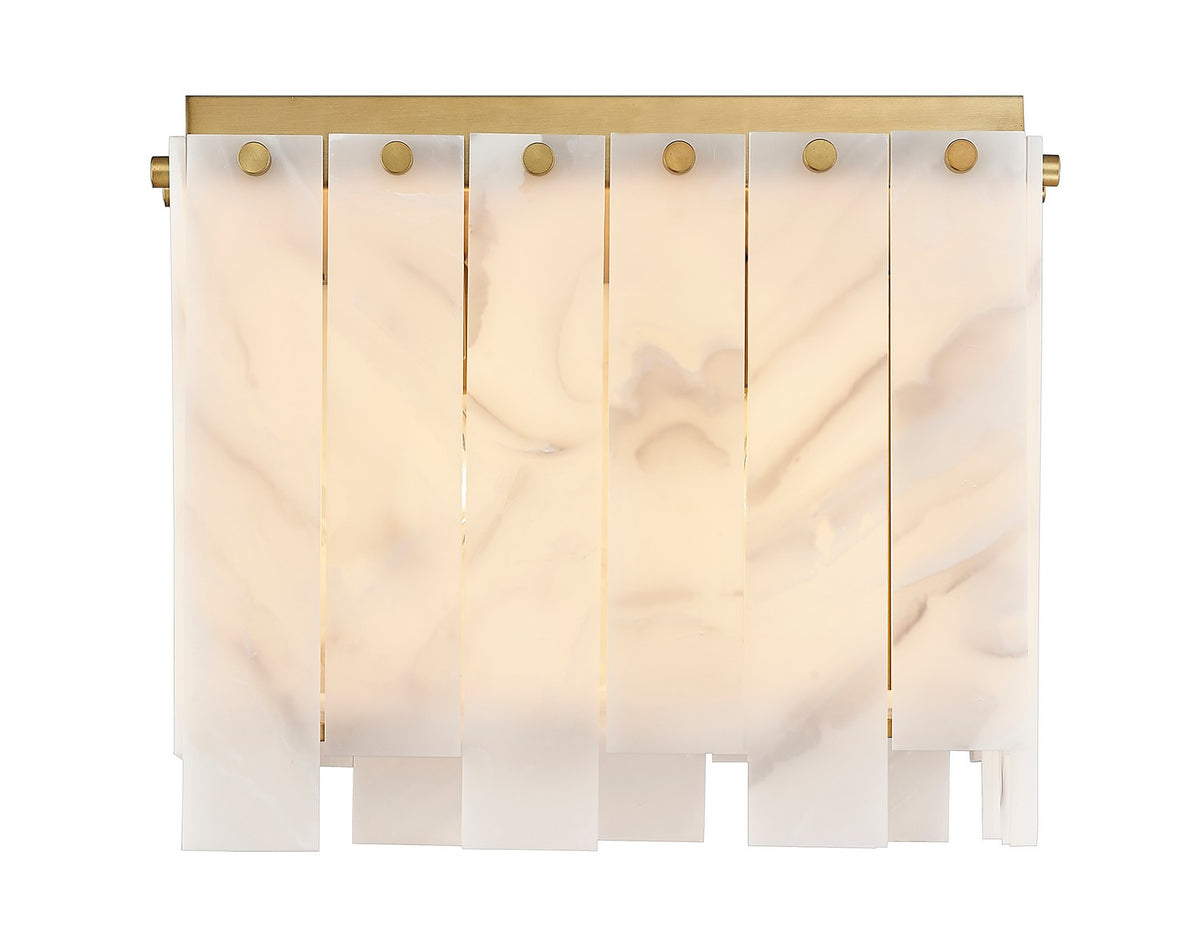 Plafonnier Viviana Laiton frotté, 13 1/4" – vue 3