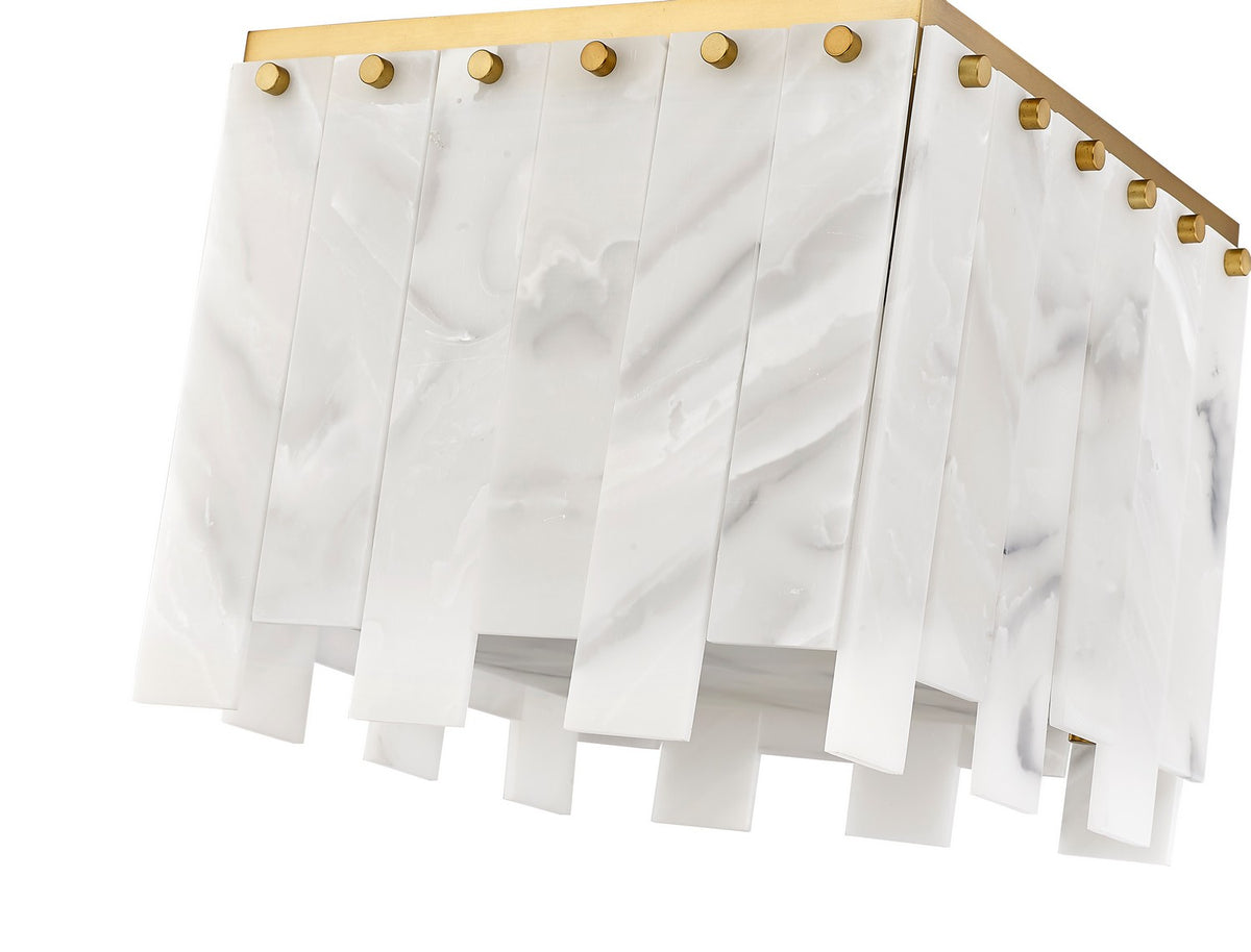 Plafonnier Viviana Laiton frotté, 13 1/4" – vue 5