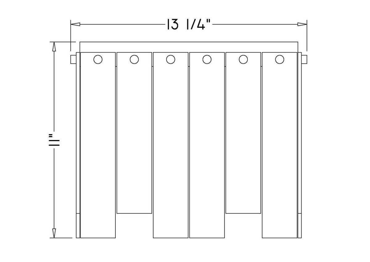 Plafonnier Viviana Laiton frotté, 13 1/4" – vue 6