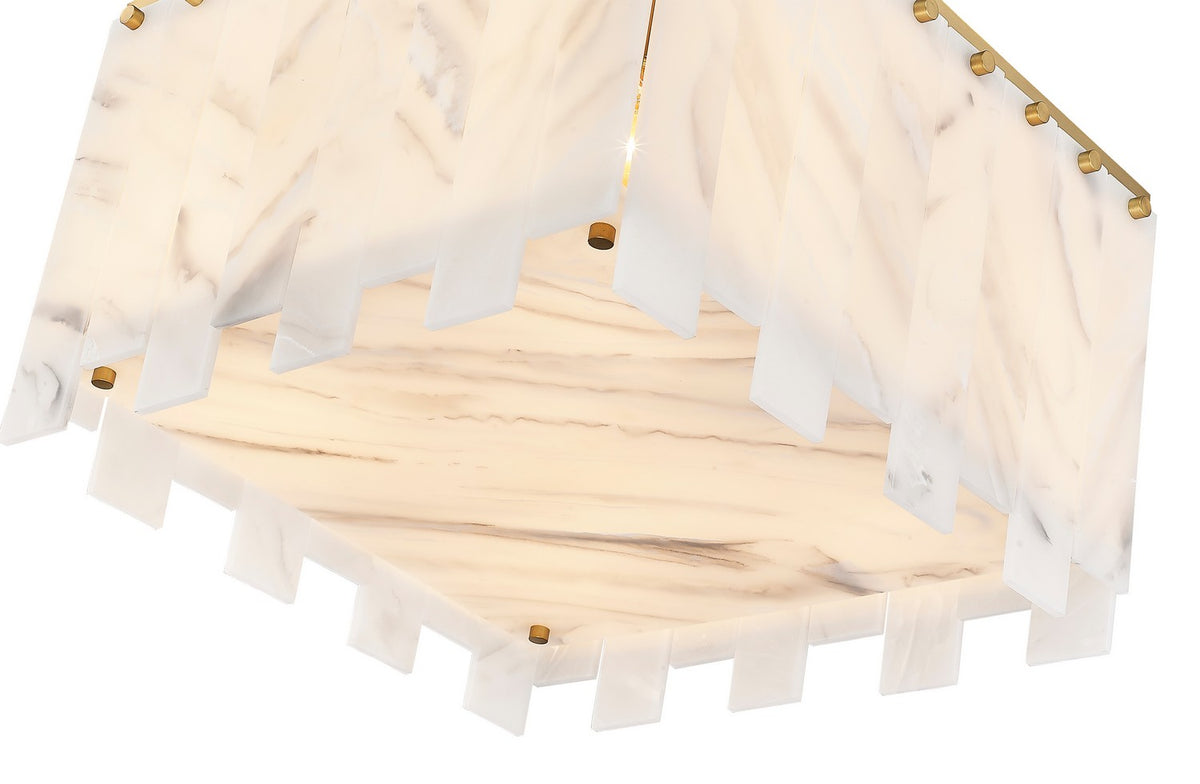 Plafonnier Viviana Laiton frotté, 17 1/2" – vue 5