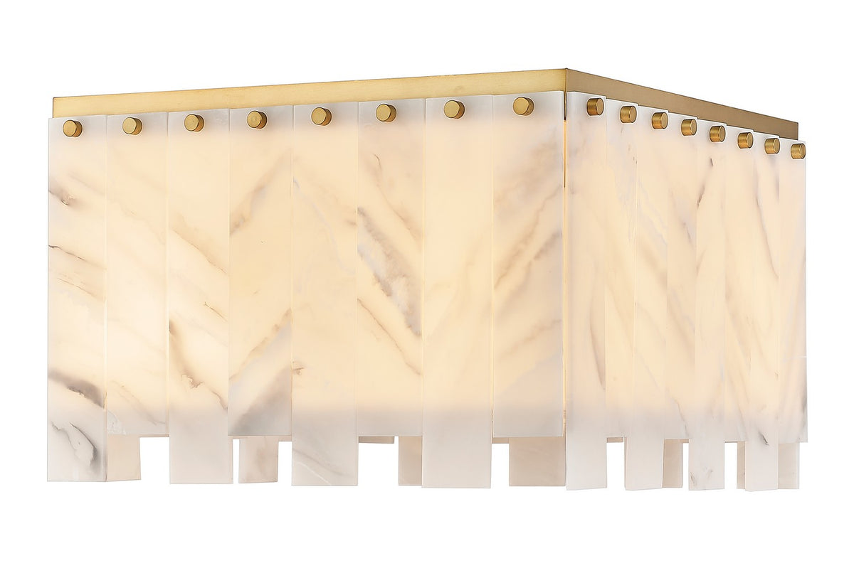 Plafonnier Viviana Laiton frotté, 17 1/2" – Z-Lite