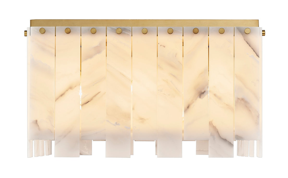 Plafonnier Viviana Laiton frotté, 19 1/2" – vue 3