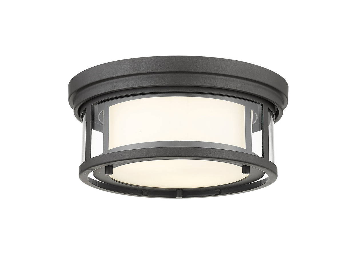 Plafonnier Willow Bronze, 12" – Z-Lite