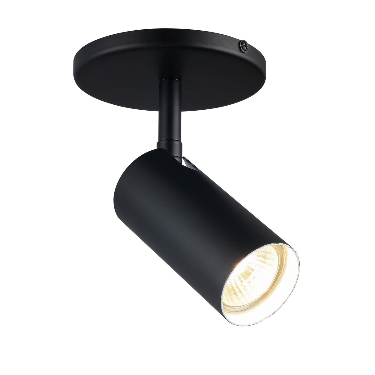 Tête de rail Stanly Noir / Noir mat – Dainolite