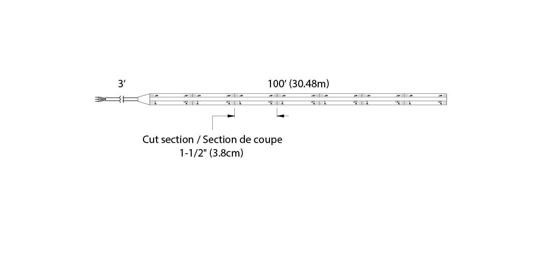 Ruban lumineux COB-tape