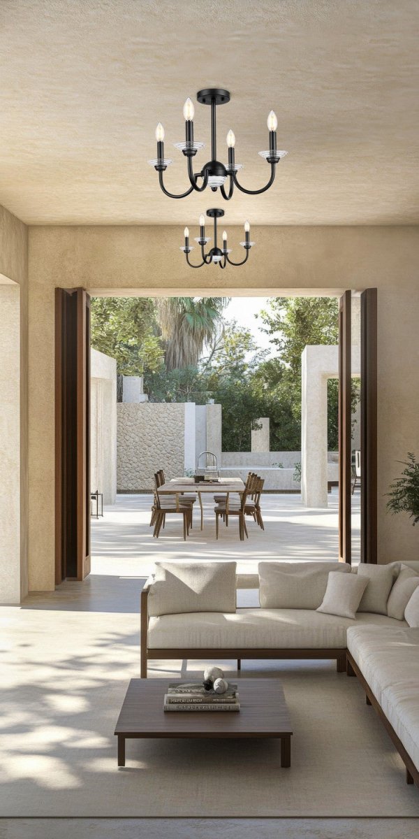Semi-plafonnier Allistair - Or moderne by Z-Lite | Luminaires & cie