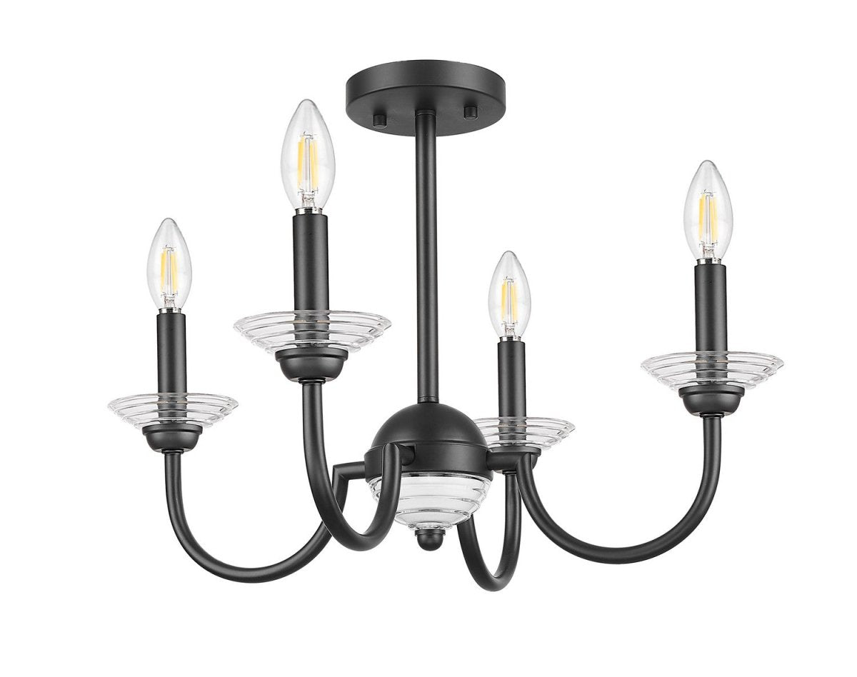Semi-plafonnier Allistair - Or moderne by Z-Lite | Luminaires & cie