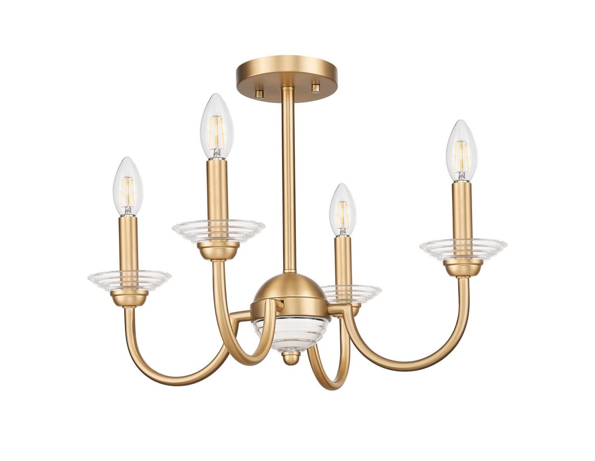 Semi-plafonnier Allistair - Or moderne by Z-Lite | Luminaires & cie