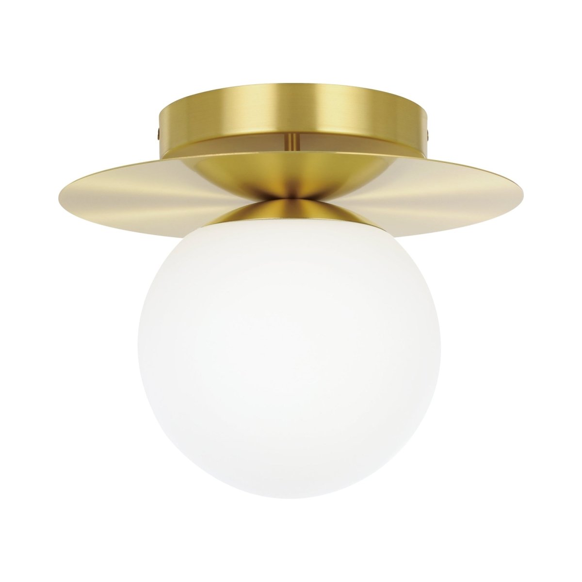 Semi - plafonnier Arenales - Laiton brossé by Eglo | Luminaires & cie