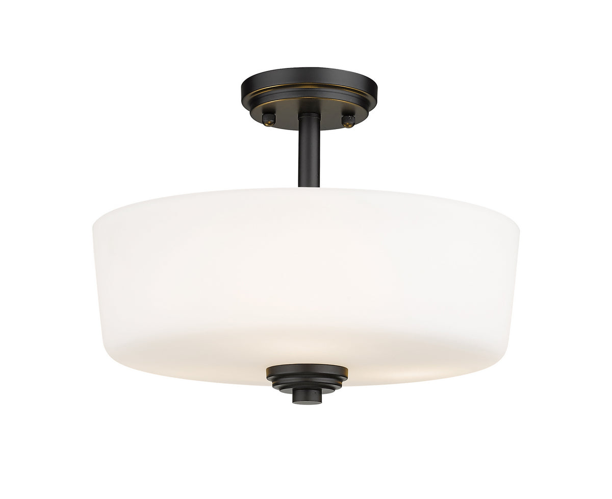 Semi-plafonnier Arlington Noir mat – Z-Lite