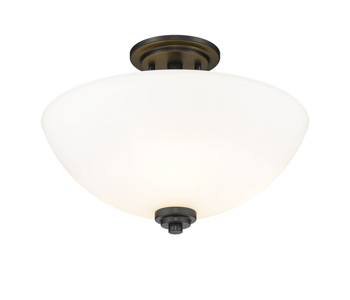 Semi-plafonnier Ashton - Bronze Transparent by Z-Lite | Luminaires & cie