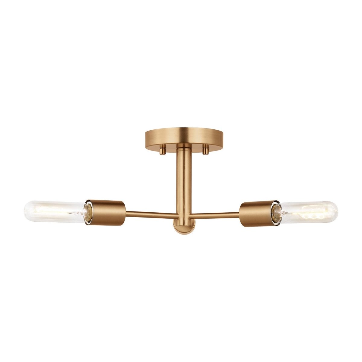 Semi-plafonnier Axis - Laiton satiné by Visual Comfort Studio | Luminaires & cie