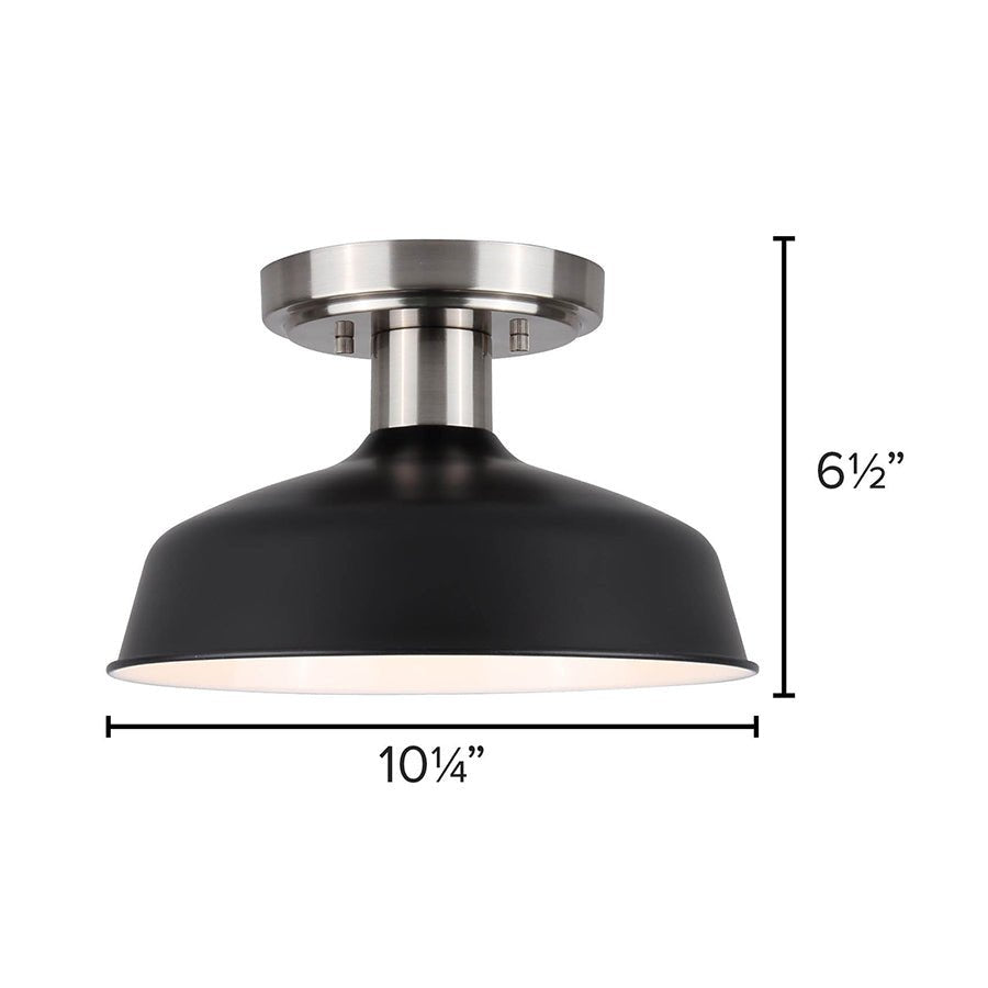 Semi - plafonnier Bello - Or et blanc by Canarm | Luminaires & cie