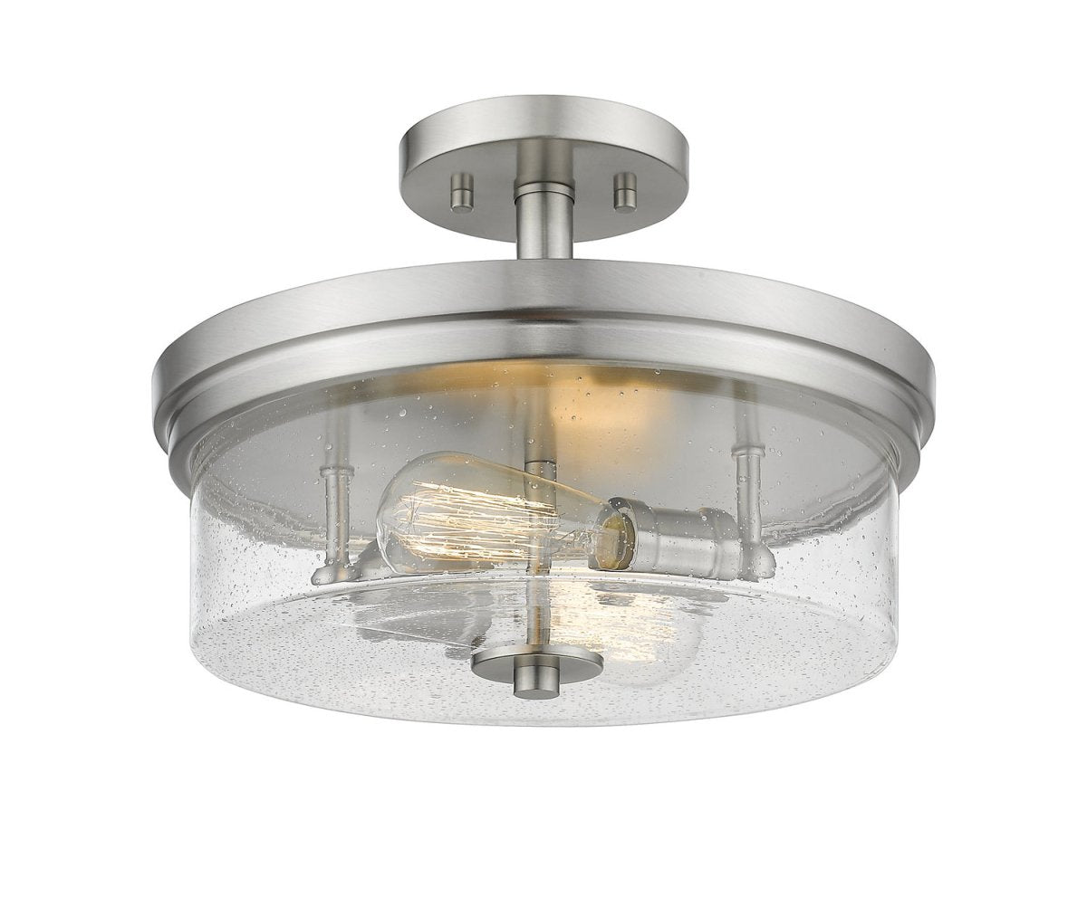 Semi-plafonnier Bohin - Nickel brossé by Z-Lite | Luminaires & cie