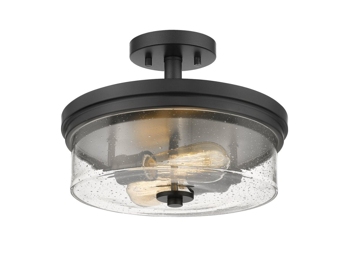 Semi-plafonnier Bohin - Noir mat by Z-Lite | Luminaires & cie