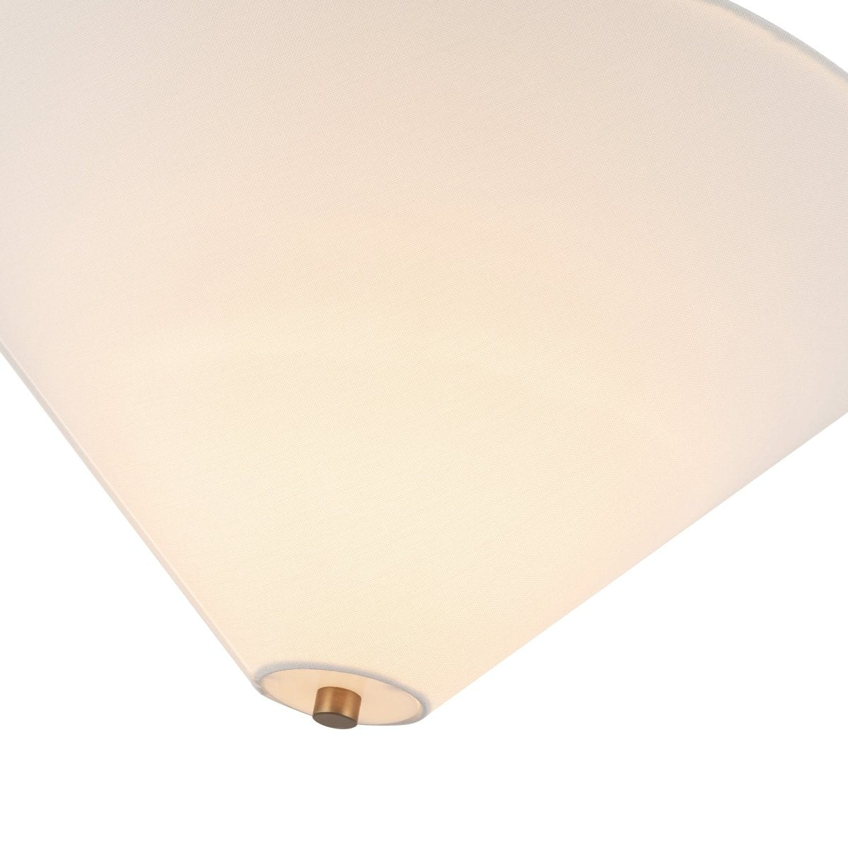 Semi - plafonnier Bridgette - Brackaged Gold / White Linn by Alora Lighting | Luminaires & cie
