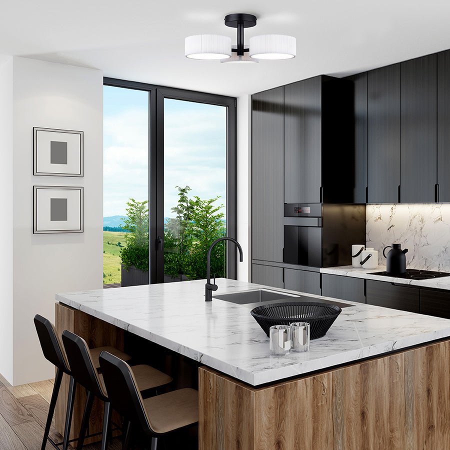 Semi - plafonnier Carmynn - by Canarm | Luminaires & cie