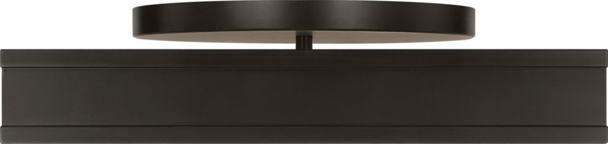 Semi-plafonnier carré Dupont - Fer vieilli 16" by Visual Comfort Studio | Luminaires & cie