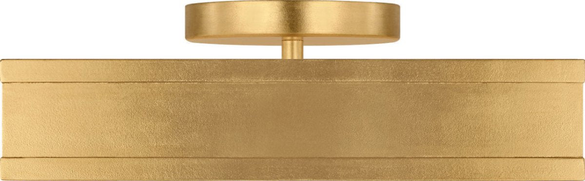 Semi-plafonnier carré Dupont - Doré 12" by Visual Comfort Studio | Luminaires & cie