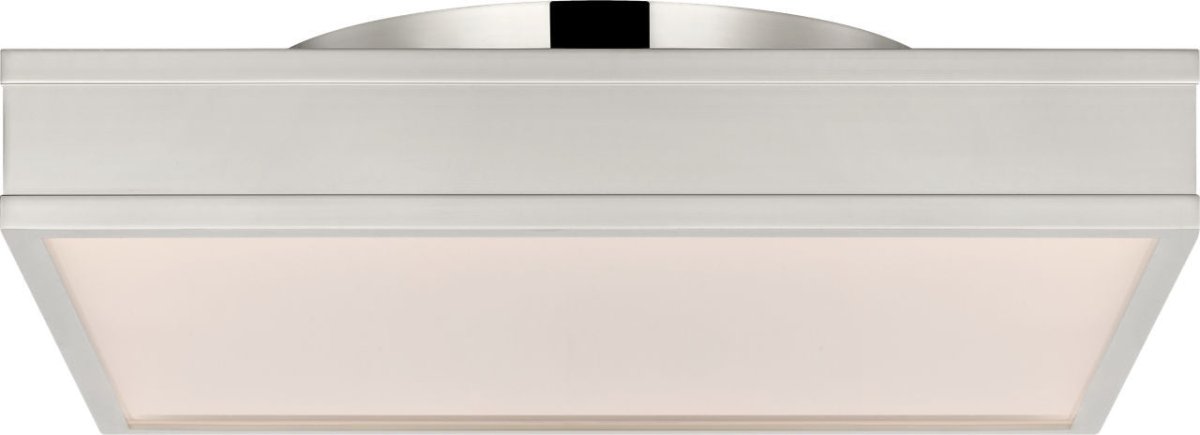 Semi-plafonnier carré Dupont - Nickel poli 12" by Visual Comfort Studio | Luminaires & cie