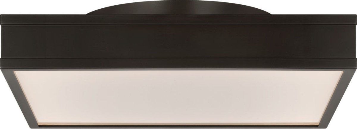 Semi-plafonnier carré Dupont - Nickel poli 12" by Visual Comfort Studio | Luminaires & cie