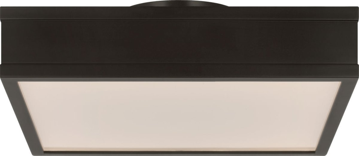 Semi-plafonnier carré Dupont - Nickel poli 12" by Visual Comfort Studio | Luminaires & cie