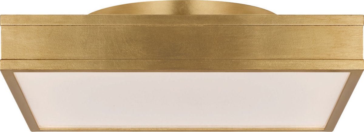 Semi-plafonnier carré Dupont - Nickel poli 12" by Visual Comfort Studio | Luminaires & cie