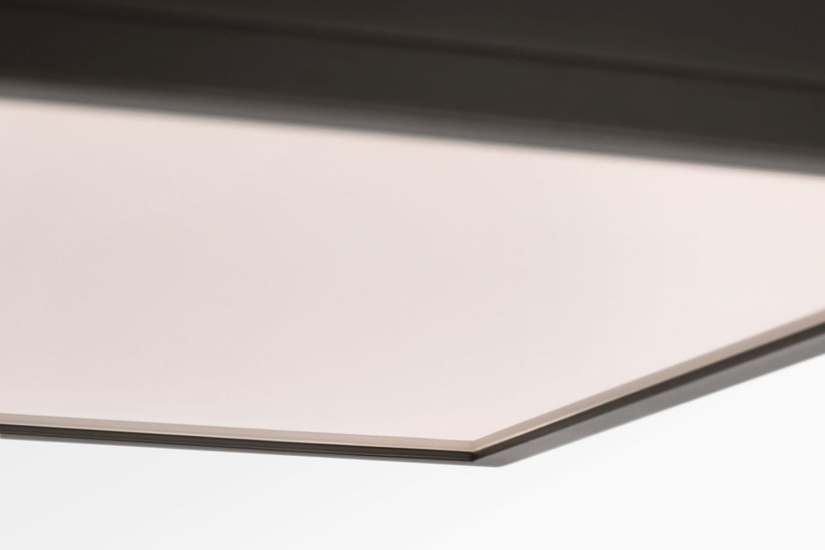 Semi-plafonnier carré Dupont - Nickel poli 12" by Visual Comfort Studio | Luminaires & cie