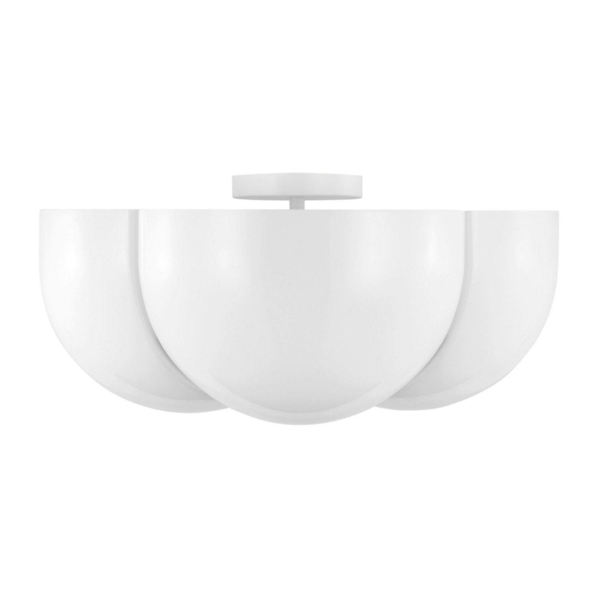 Semi-plafonnier Cheverny - Blanc mat by Visual Comfort Studio | Luminaires & cie