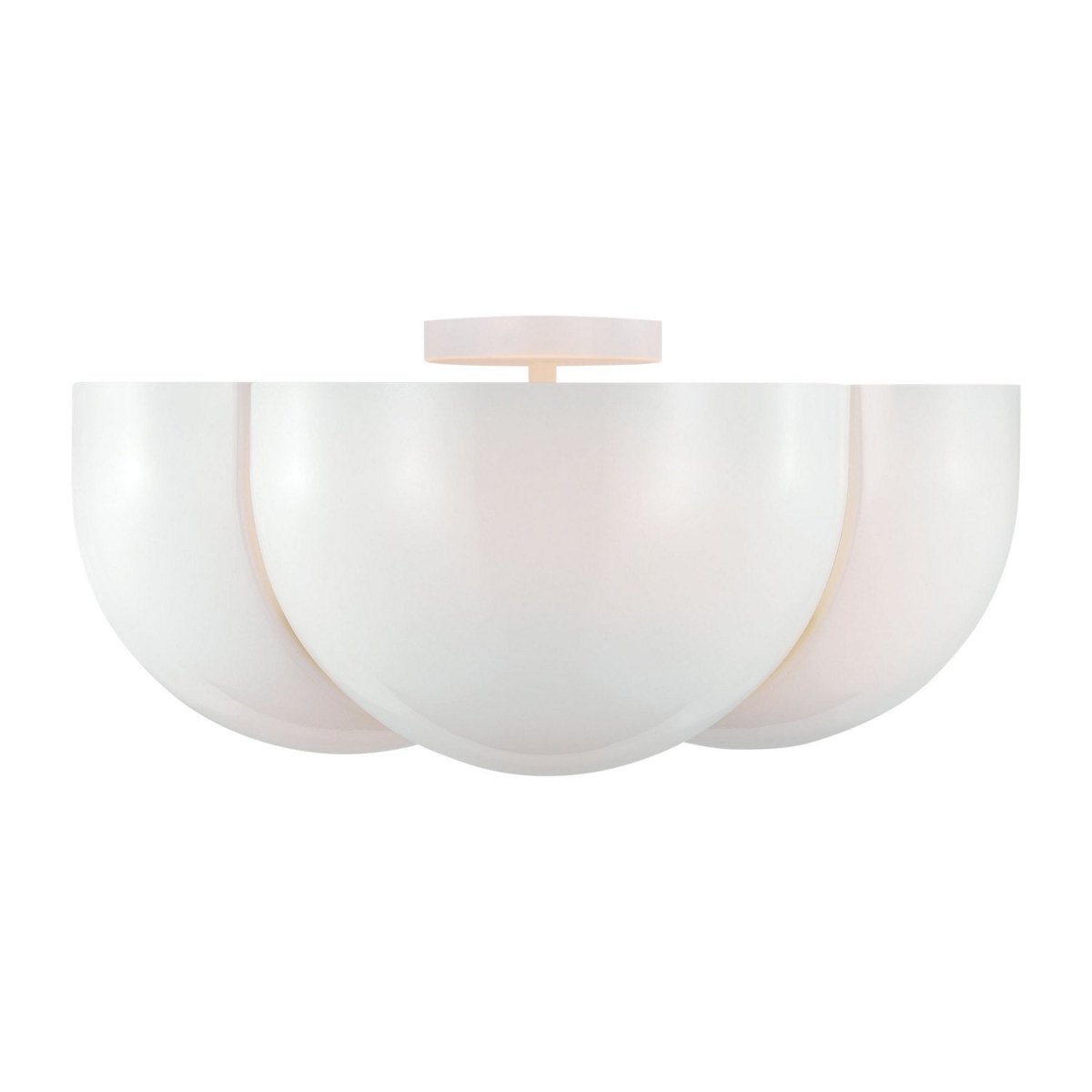 Semi-plafonnier Cheverny - Blanc mat by Visual Comfort Studio | Luminaires & cie