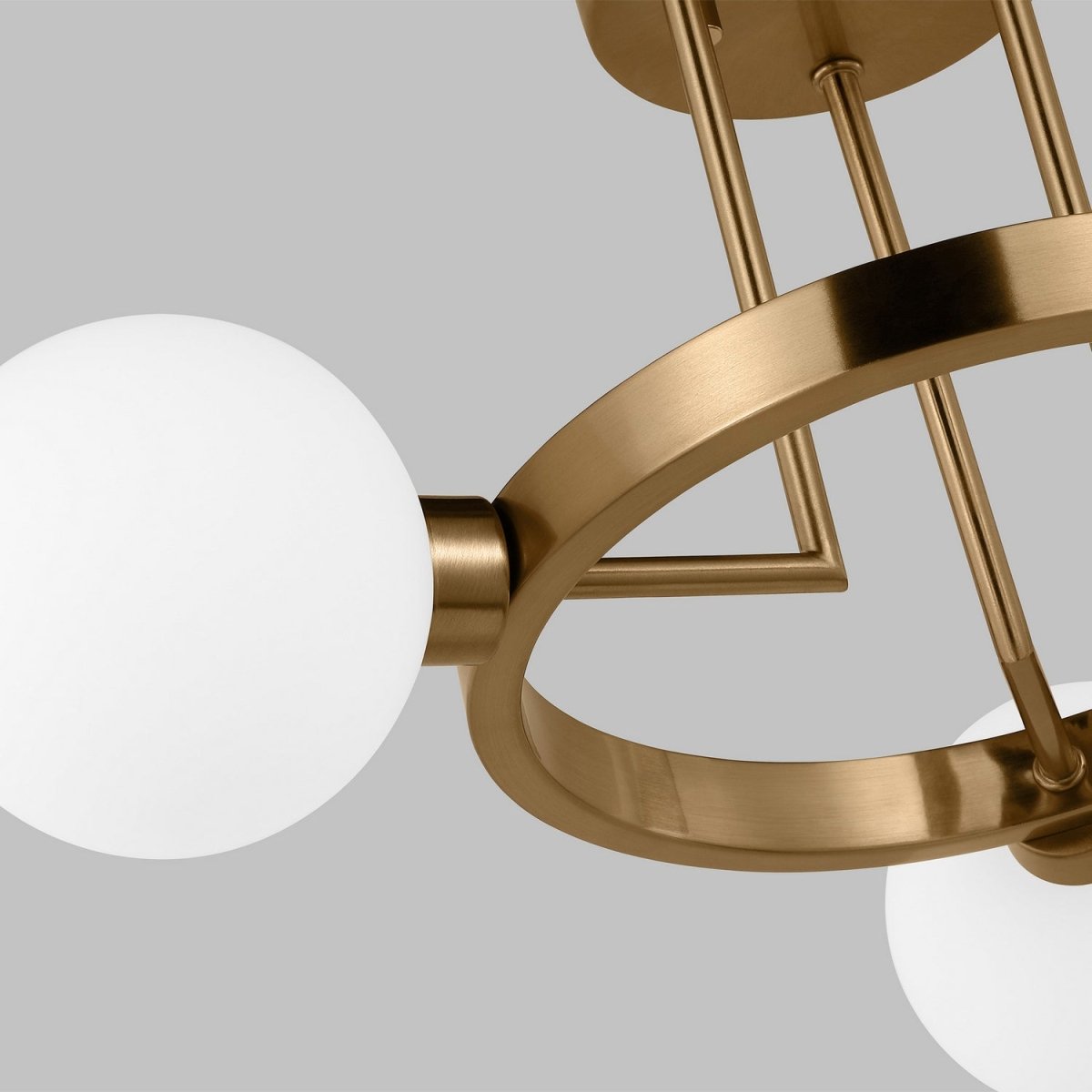 Semi-plafonnier Clybourn - Laiton satiné by Visual Comfort Studio | Luminaires & cie