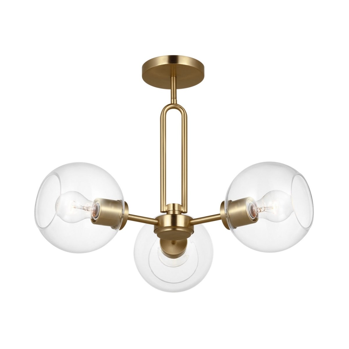 Semi-plafonnier Codyn - Nickel brossé by Visual Comfort Studio | Luminaires & cie
