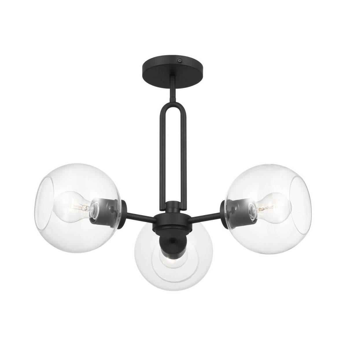 Semi-plafonnier Codyn - Nickel brossé by Visual Comfort Studio | Luminaires & cie